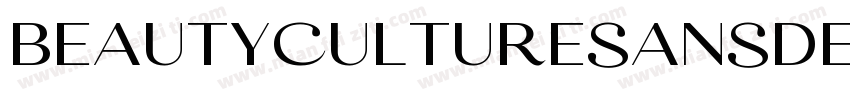 BeautyCultureSansDemo字体转换