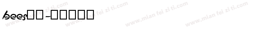 bees字体字体转换