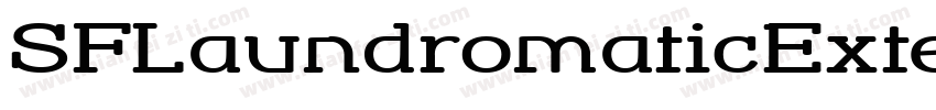 SFLaundromaticExtend字体转换