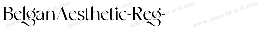 BelganAesthetic-Reg字体转换