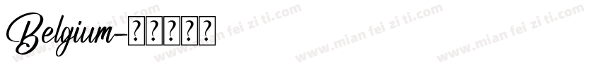 Belgium字体转换