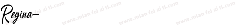 Regina字体转换