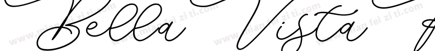 BellaVistaRegular字体转换