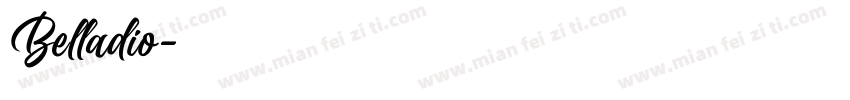 Belladio字体转换