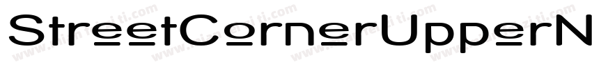 StreetCornerUpperNarrowerttf字体转换