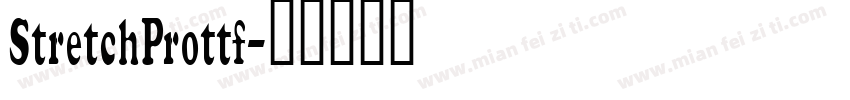 StretchProttf字体转换