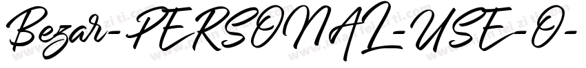 Bezar-PERSONAL-USE-O字体转换