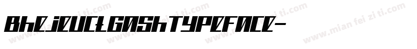 BhejeuctGashTypeface字体转换