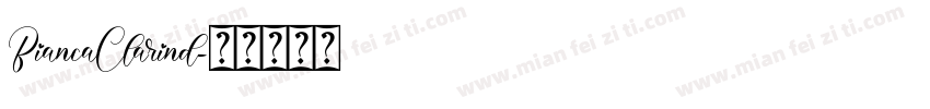 BiancaClarind字体转换