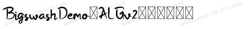 BigswashDemo-ALGv2字体转换