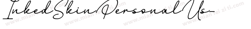 InkedSkinPersonalUs字体转换