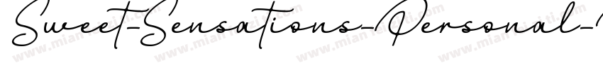 Sweet-Sensations-Personal-Us字体转换