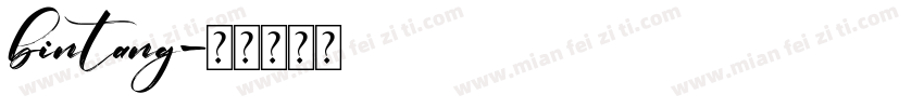 bintang字体转换