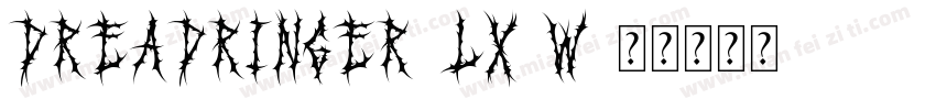 DreadRinger-LX8W字体转换