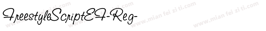 FreestyleScriptEF-Reg字体转换