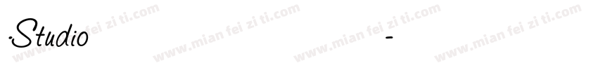 ·Studio千图笔锋手写体字体转换