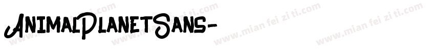 AnimalPlanetSans字体转换