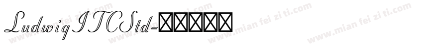 LudwigITCStd字体转换