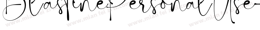 BlastinePersonalUse字体转换