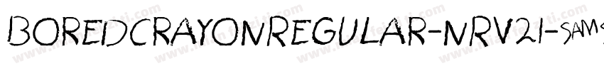 BoredCrayonRegular-nRv21字体转换