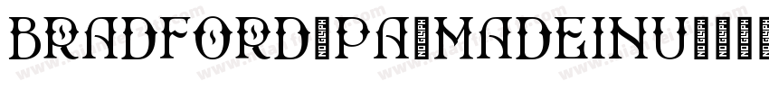BRADFORD,PA,MADEINU.字体转换