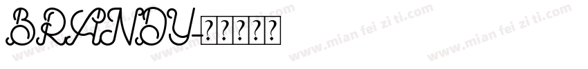 BRANDY字体转换