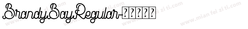 BrandyBayRegular字体转换
