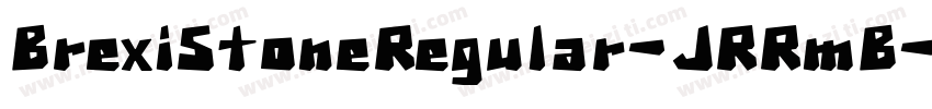 BrexiStoneRegular-JRRmB字体转换