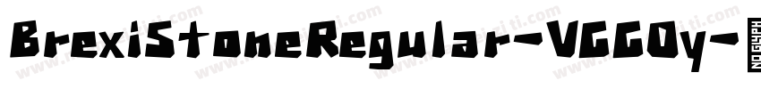 BrexiStoneRegular-VGGOy字体转换