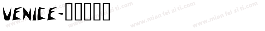 venice字体转换