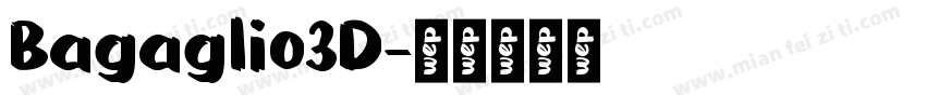 Bagaglio3D字体转换