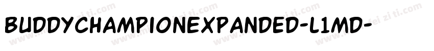 BuddyChampionExpanded-l1md字体转换