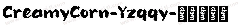 CreamyCorn-Yzqqy字体转换