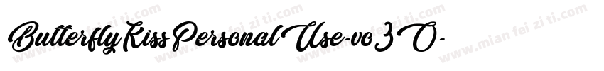 ButterflyKissPersonalUse-vo3O字体转换