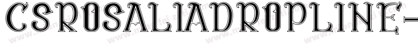 CsRosaliaDropline-1GD14字体转换