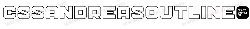 CsSandreasOutline-YzEd8字体转换