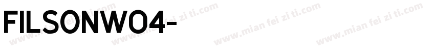 FilsonW04字体转换