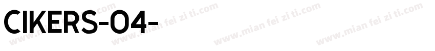 cikers-04字体转换