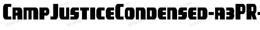 CampJusticeCondensed-a3PR字体转换
