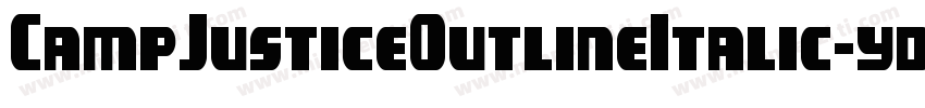 CampJusticeOutlineItalic-yd0m字体转换