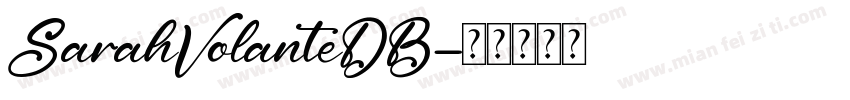 SarahVolanteDB字体转换