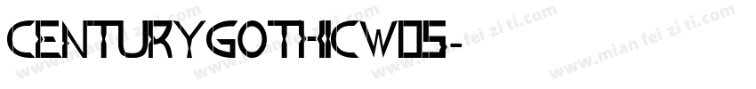 CenturyGothicW05字体转换