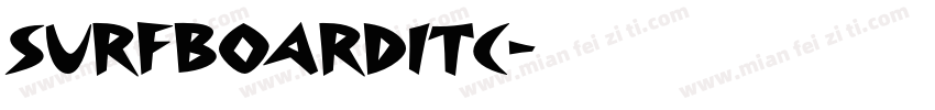 SurfboardITC字体转换