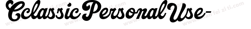 CclassicPersonalUse字体转换