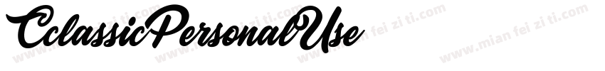 CclassicPersonalUse字体转换