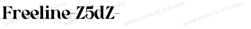 Freeline-Z5dZ字体转换