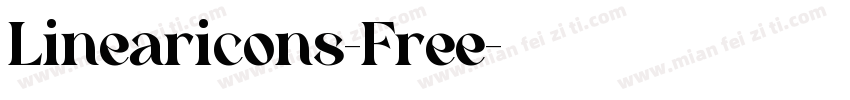 Linearicons-Free字体转换