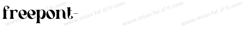 freepont字体转换