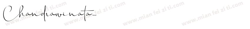 Chandrawinata字体转换