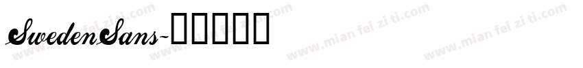 SwedenSans字体转换